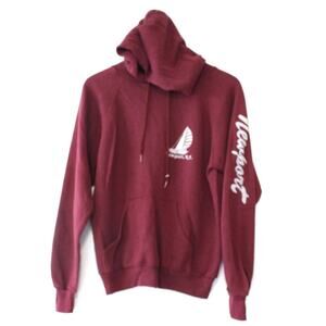 Vintage Newport Rhode Island Hooded Sweatshirt Medium